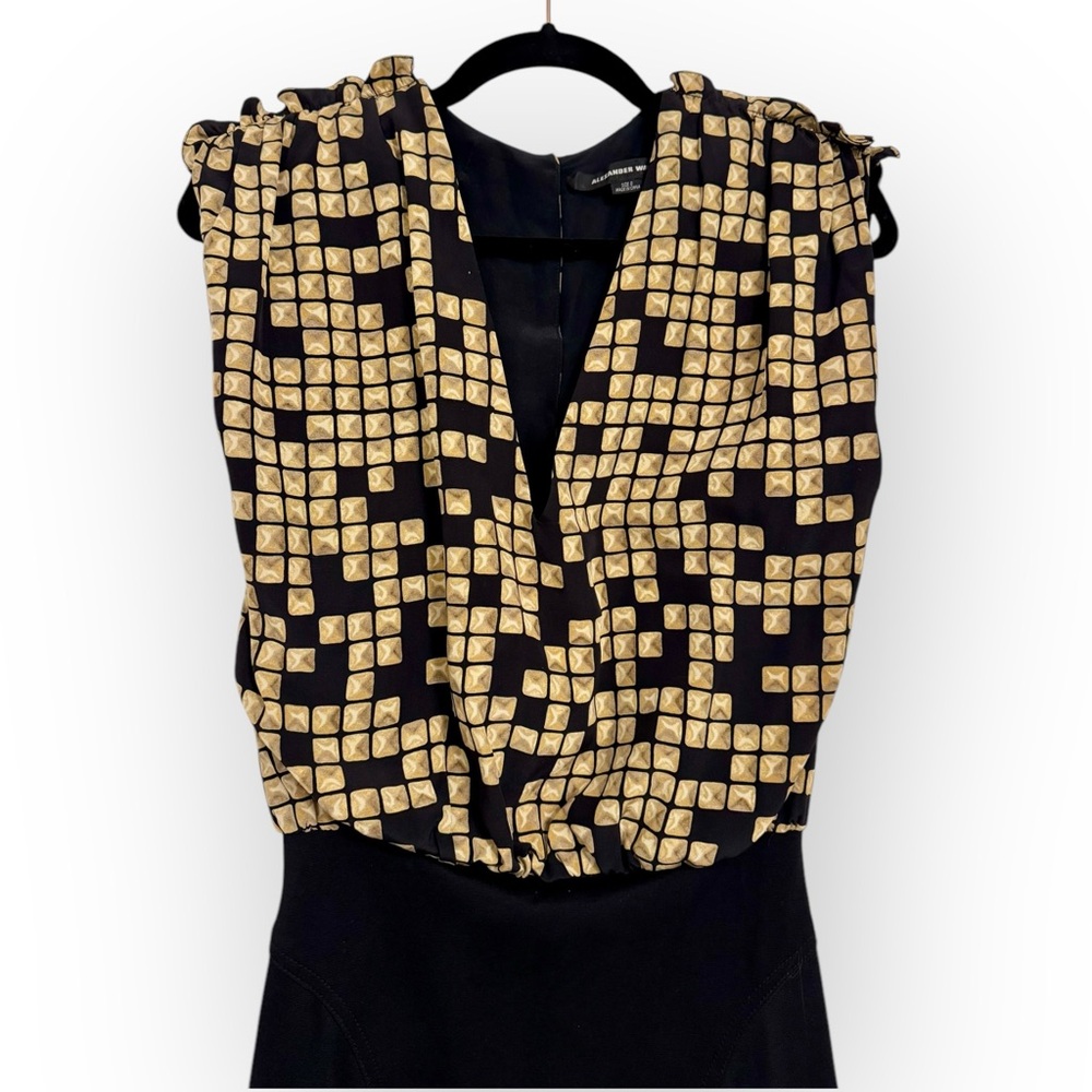 Alexander Wang $669 Retail Chic Silk Block-Patter… - image 4